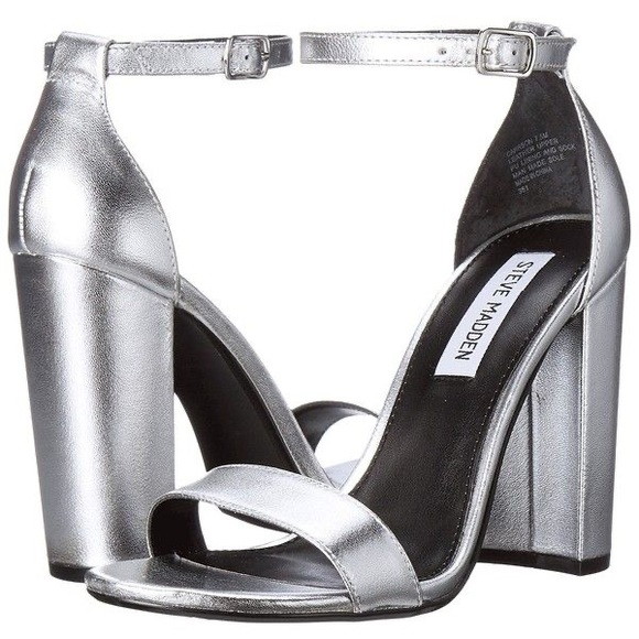 Steve Madden Shoes - Steve Madden Carrson Heel silver